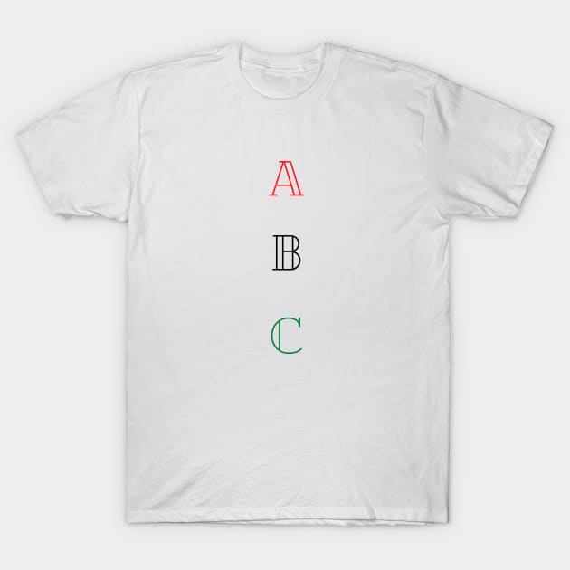 ABC T-Shirt by McCAYz